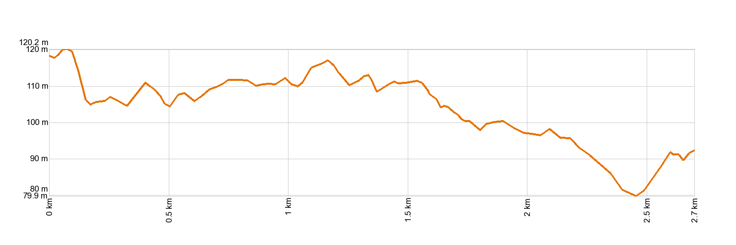 Altimetría Malpaís de Güímar 2